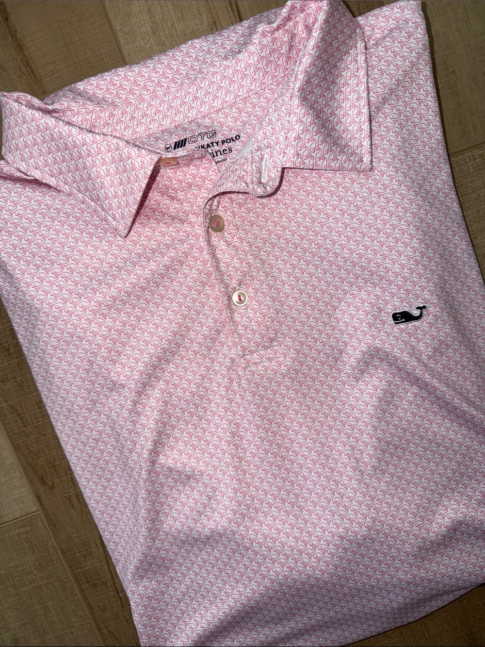 Vineyard Vines On-The-Go Sankaty Men’s Pink Micro-logo Polo SS Shirt-XXL